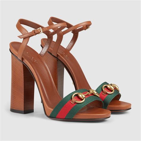 gucci brown strappy heels|women's gucci sandals.